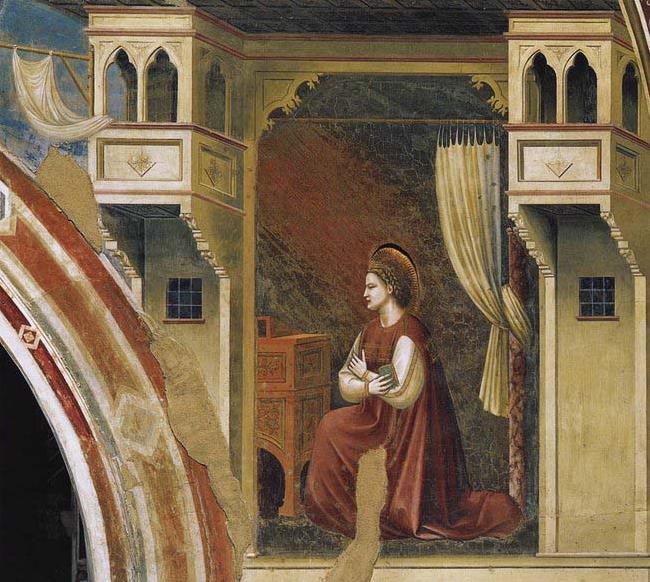 GIOTTO di Bondone The Virgin Receiving the Message Germany oil painting art